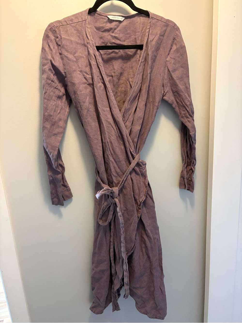 Linenfox Lavender Linen Dress